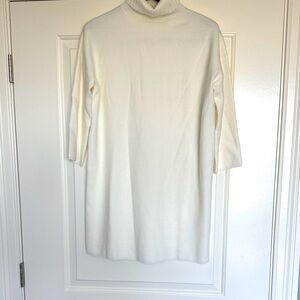 Tuckernuck winter whiteTurtleneck Mini Dress